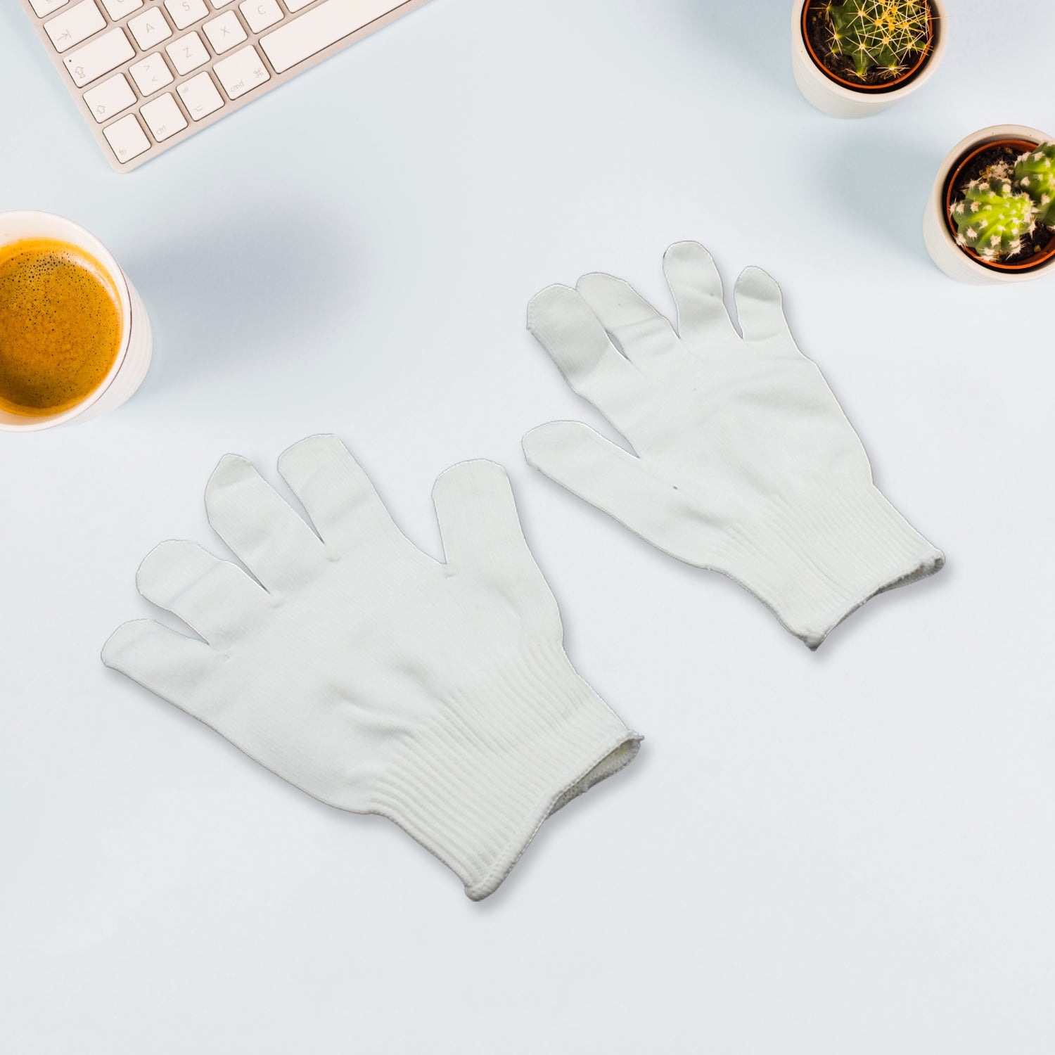 1 Pair Cut Resistant Gloves Anti Cut Gloves Heat Resistant Kint Safety Work Gloves High Performance Protection Food Grade BBQ