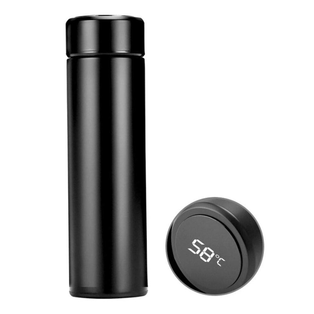 0726 Smart Vacuum Insulated Water Bottle with LED Temperature Display 1 Pc Multicolor